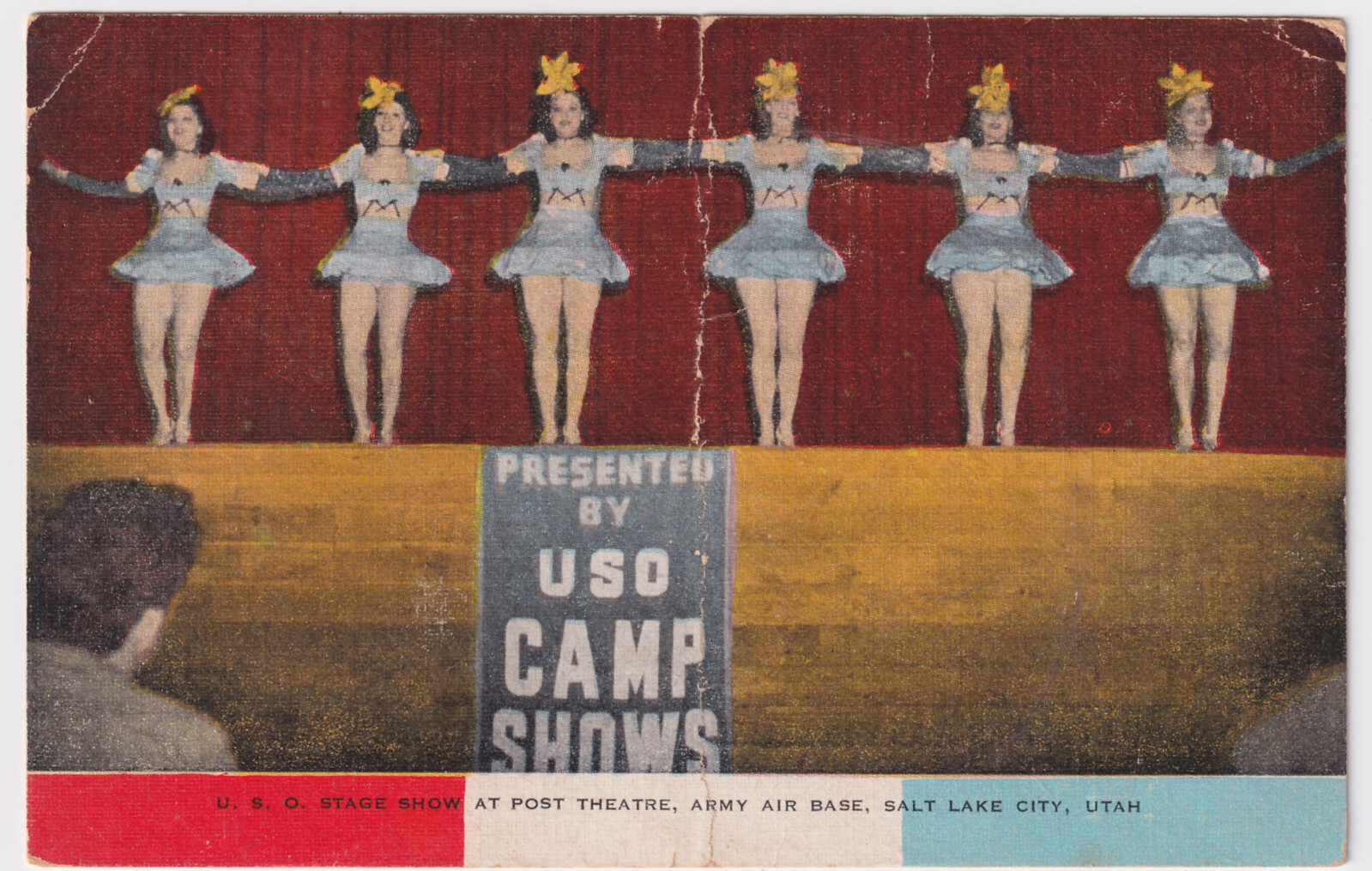 WW 2 ARMY AIR FORCE USO SOLDIER’S MAIL 1944 TO GEORGE CHIZMAR. EDGEWOOD ARSENAL