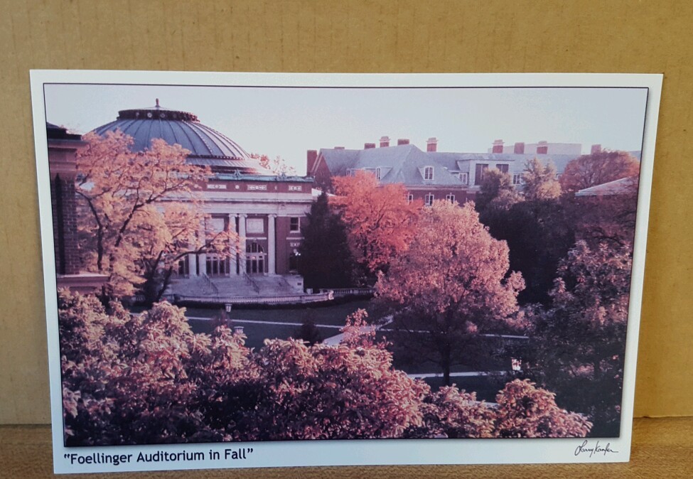 University of Illinois Foellinger Auditorium ~ Larry Kanfer ~ Postcard