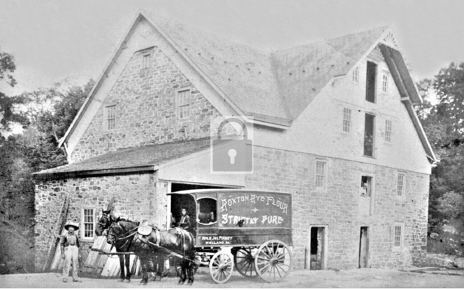 Roxton Rye Flour Horse Wagon Holland Pennsylvania PA – Reprint
