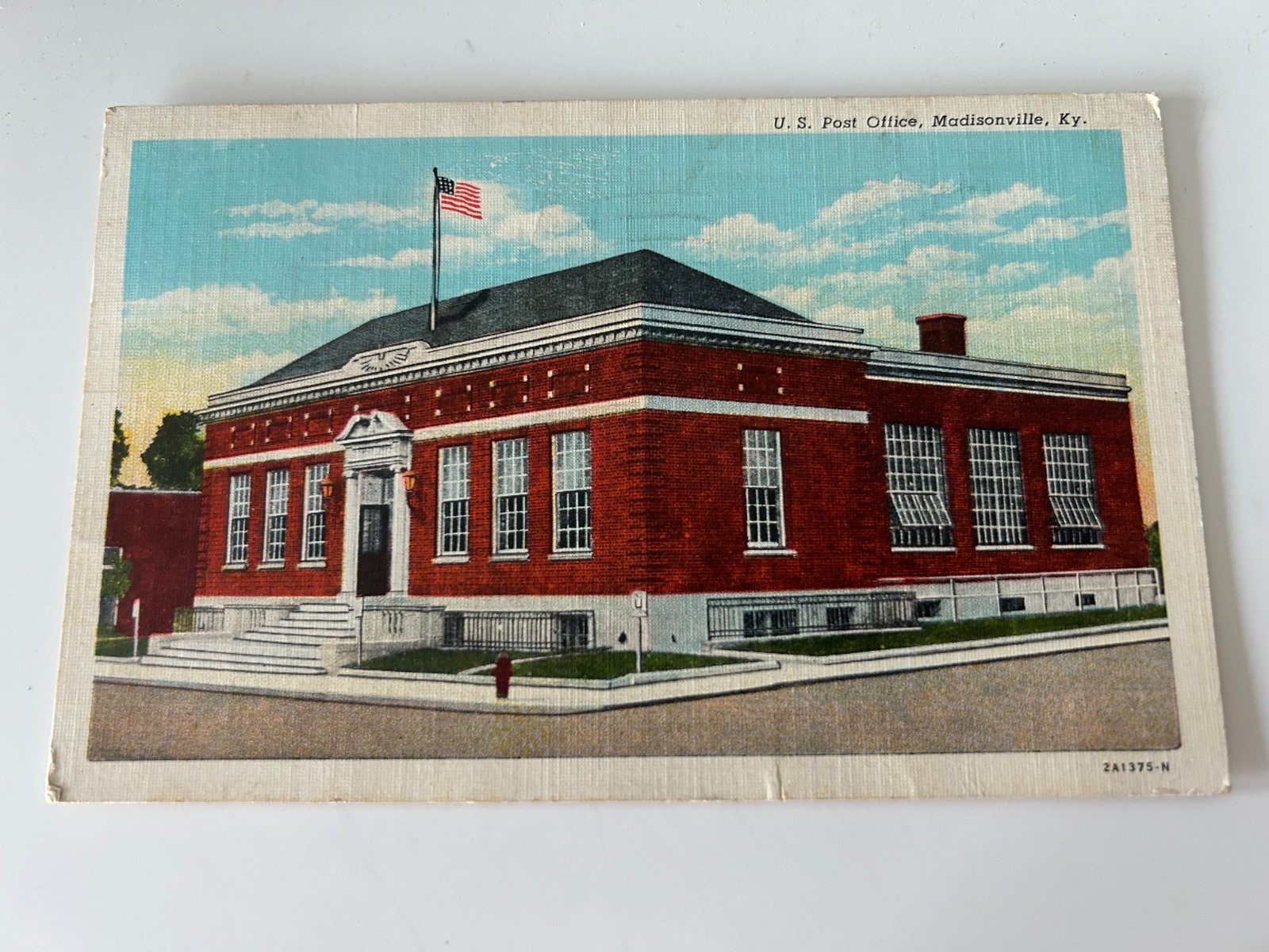 US Post Office Madisonville Kentucky KY Postcard