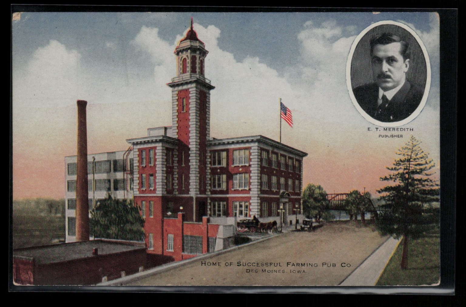 Des Moines Iowa Successful Farming Publishing Co. E. T. Meredith Postcard