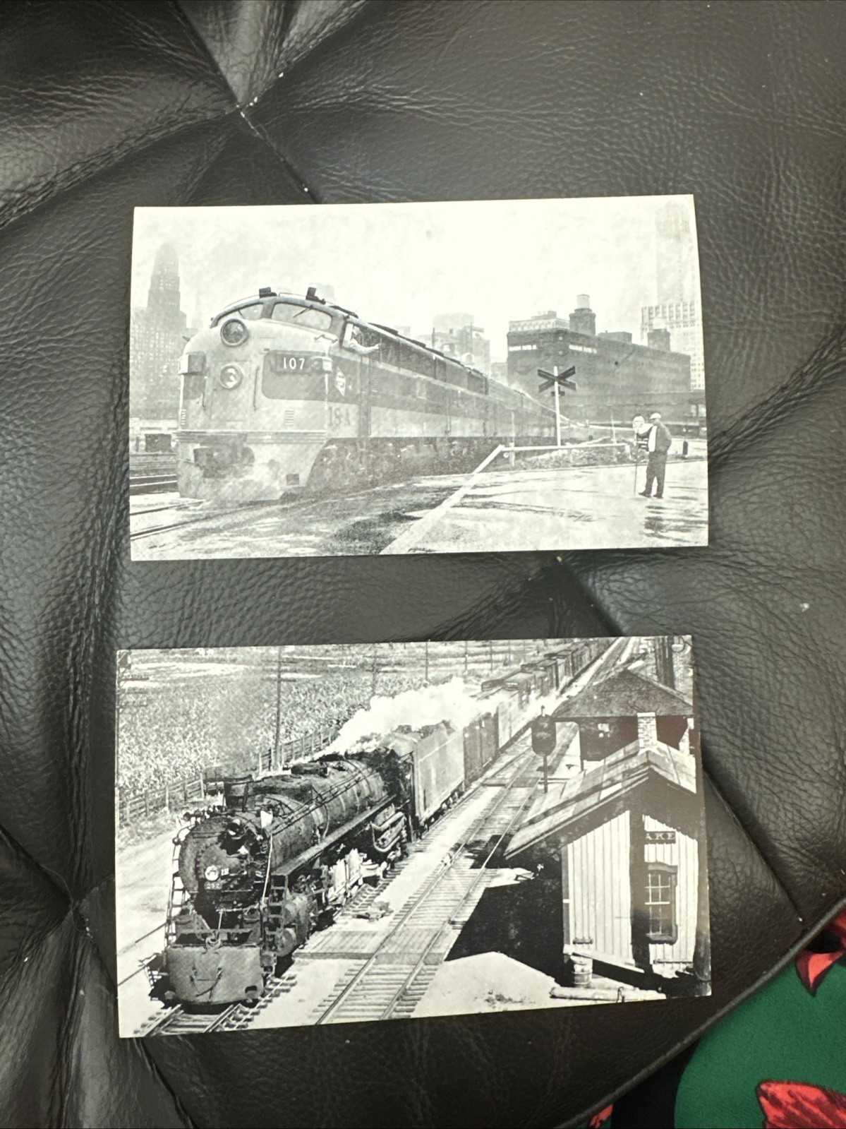 Lot Of 12 Vintage Railroad RPPC (Real Photo Post Card)