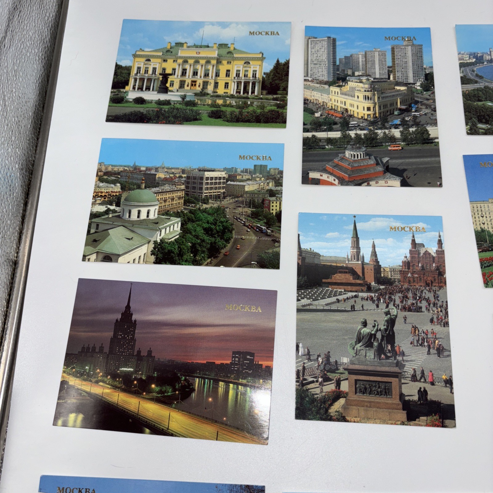 Lot of 15 Postcards, Vntg 1989 Moscow Mockba, Russia., 6×4”, Clean, Unposted