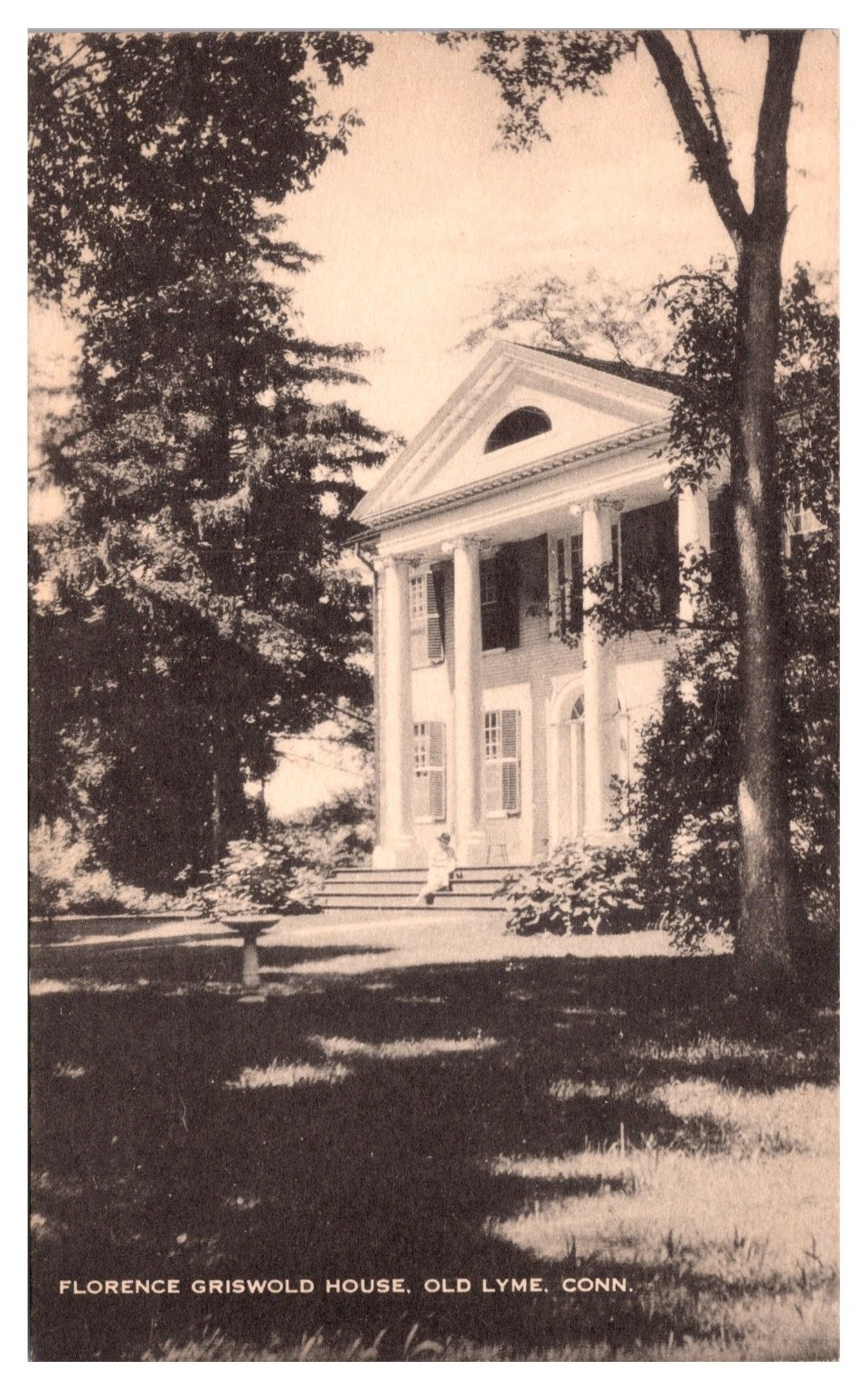 1935 Florence Griswold House Old Lyme, CT Artvue Postcard Unposted