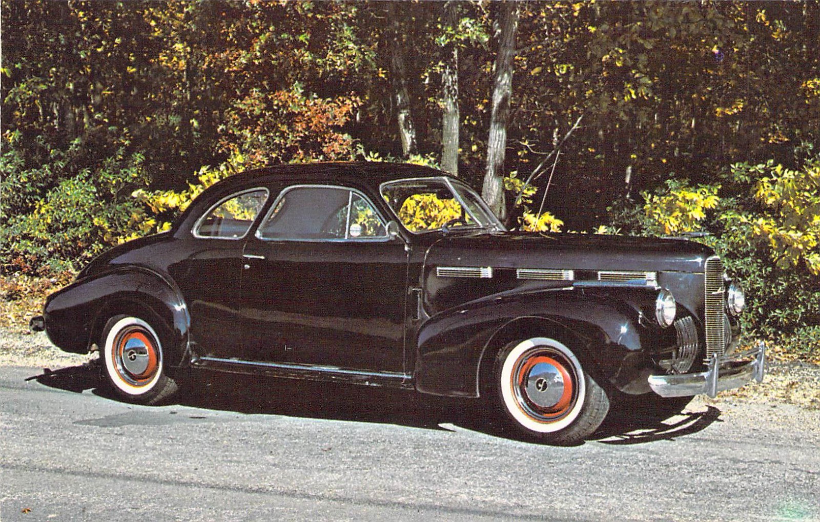 1940 La Salle Club #498 NJ Wall Roaring 20 Auto Museum defunct Postcard K22