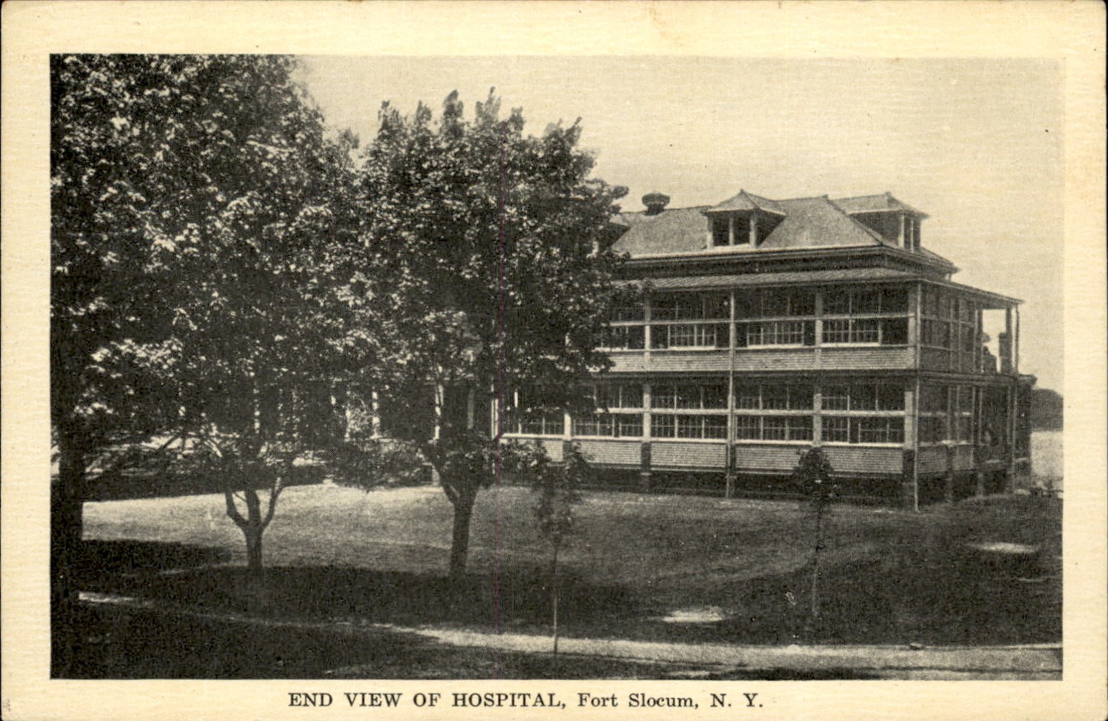 Fort Slocum New York NY Hospital A. M. Simon c1900s-10s Vintage Postcard