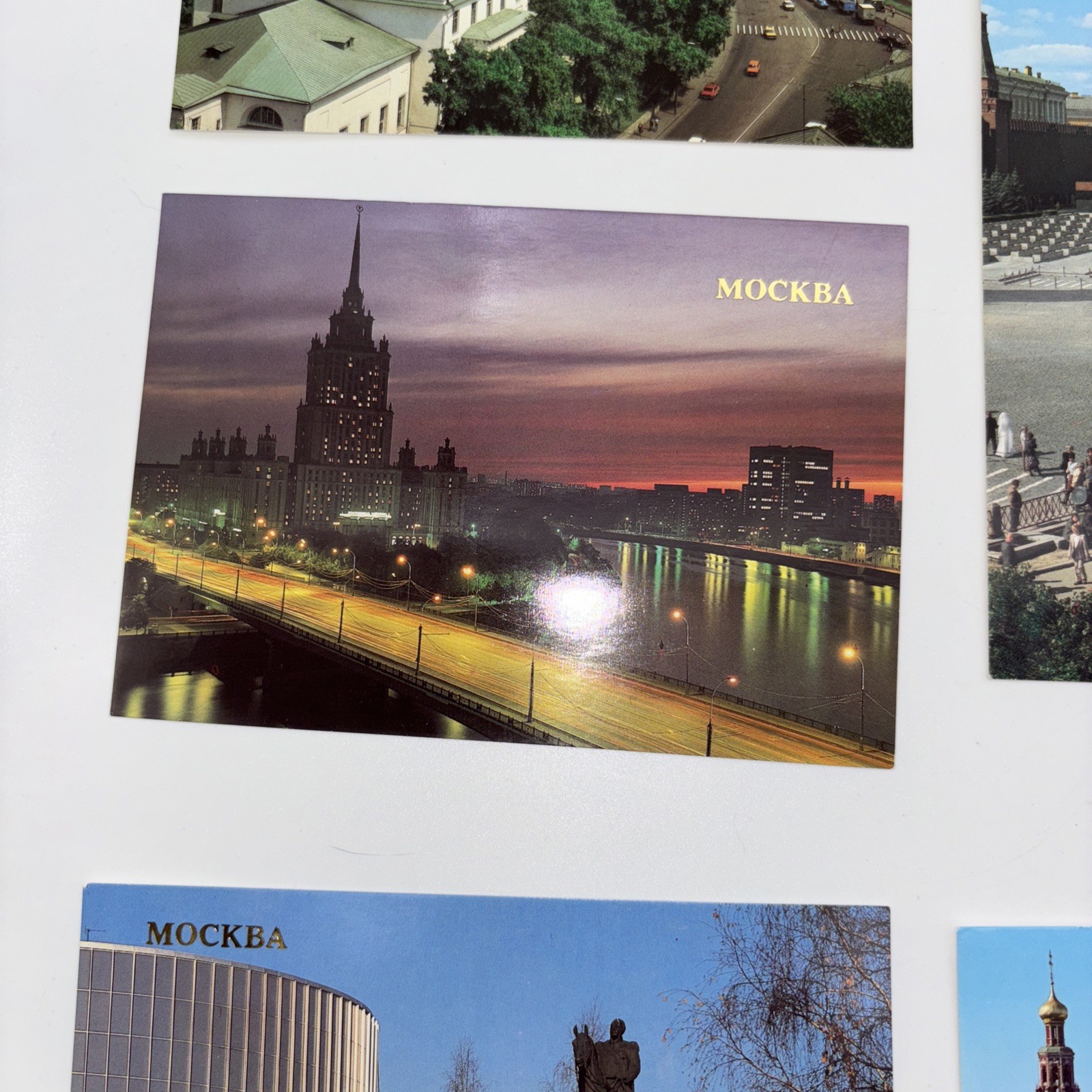 Lot of 15 Postcards, Vntg 1989 Moscow Mockba, Russia., 6×4”, Clean, Unposted