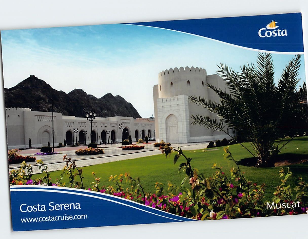 Postcard Costa Serena Muscat Oman