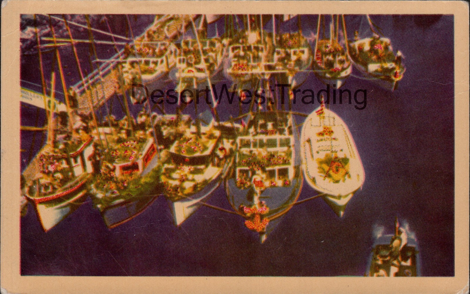 Fleet of Flowers Depoe Bay Oregon Postcard 1940s-1960s, unposted