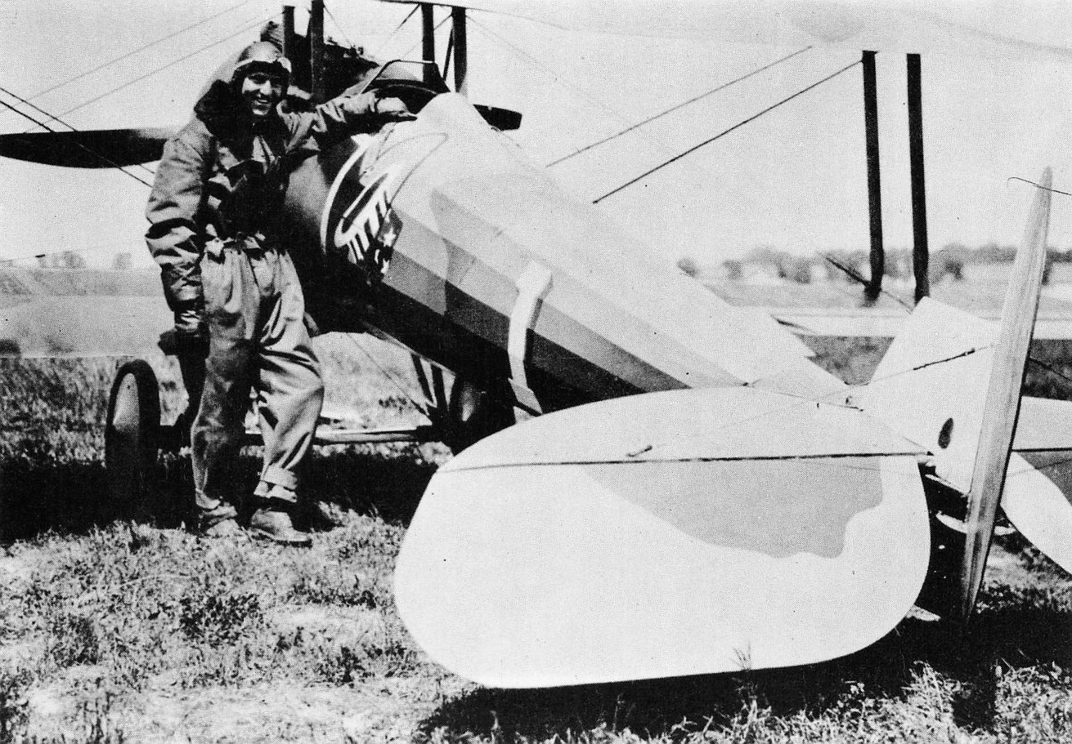 Captain Eddie Rickenbacker Nieuport 28 WWI Ace of Aces France Postcard 1994