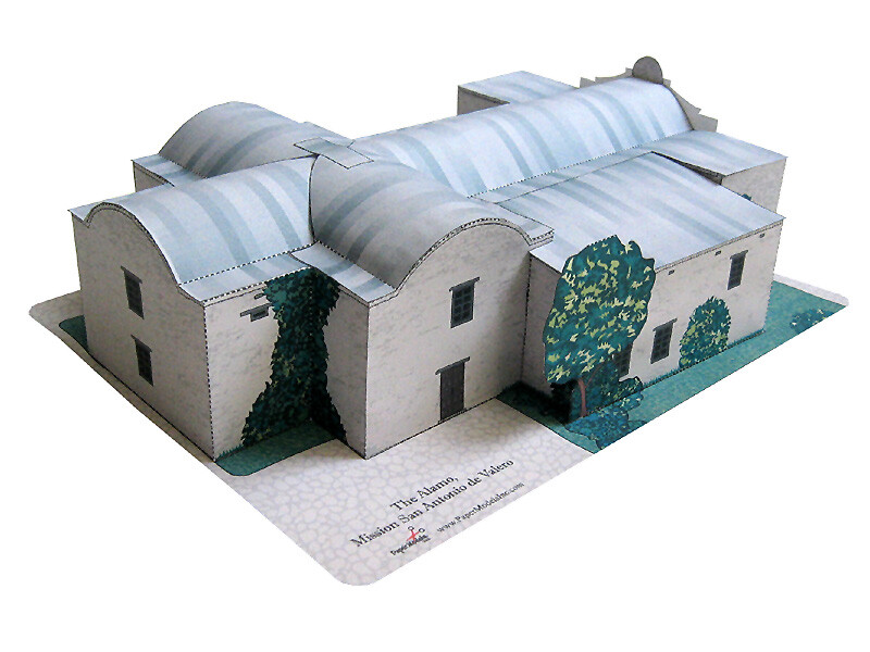 Alamo – San Antonio, TX – Paper Model Project Kit