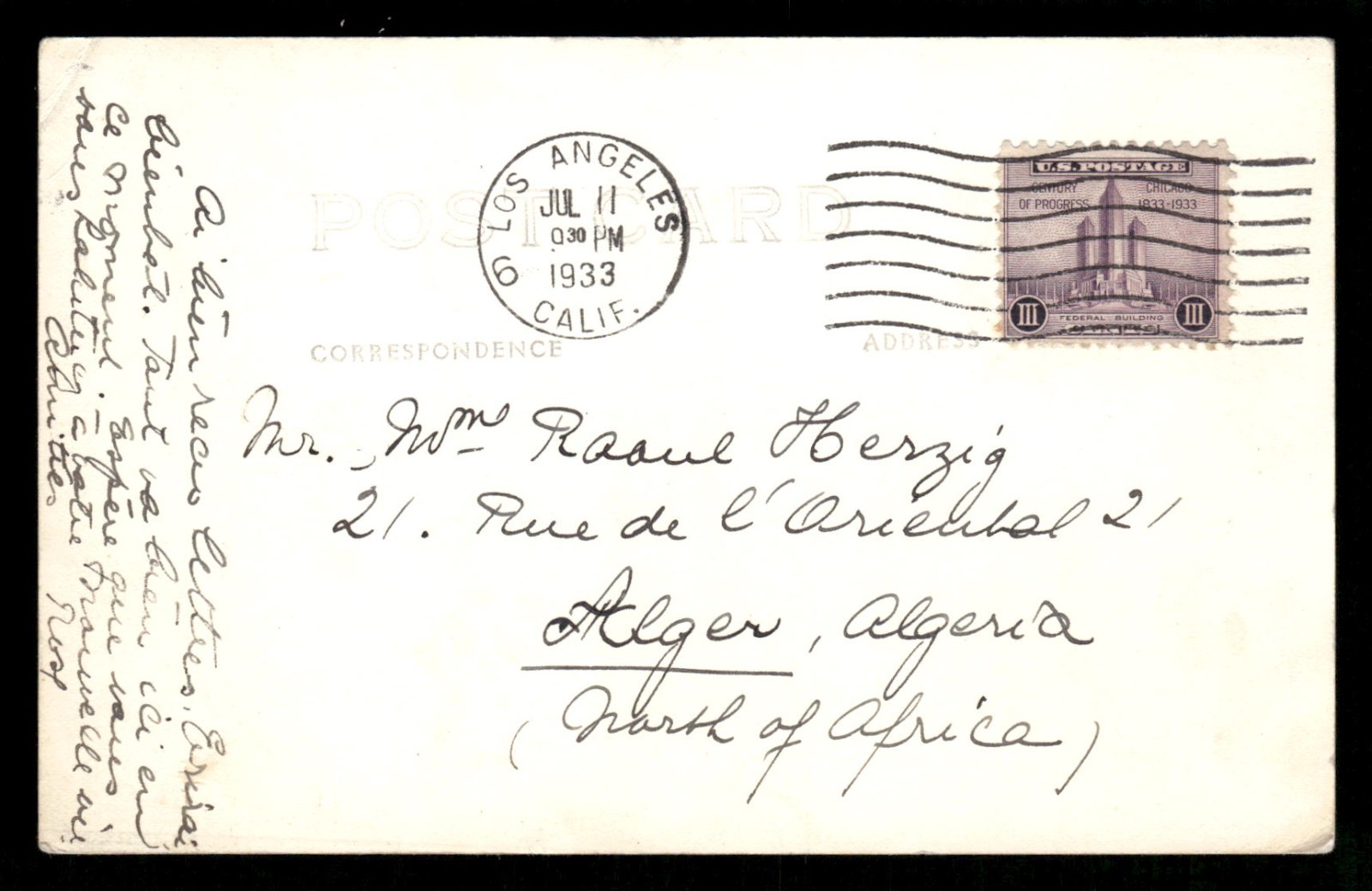 RPPC Postcard Vtg 1932 Ruins of City Hall Compton California After Earthquake