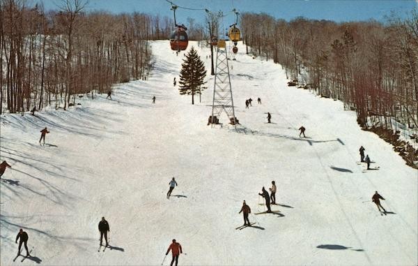 Somerset, Vermont VT Green Mountain National Forest Ski Gondolas, Mt. Snow