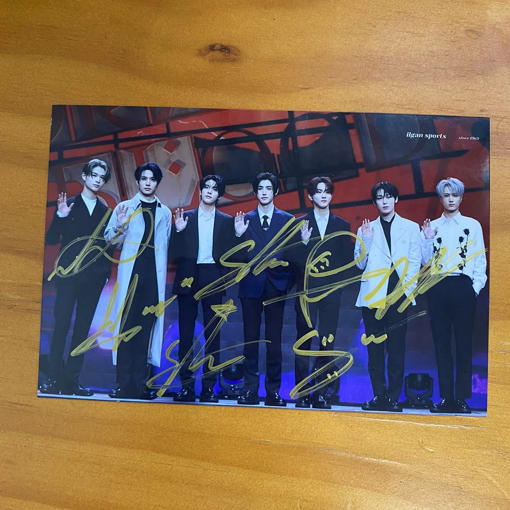 ENHYPEN Signature Autograph Photo Fidelity 7 Inch Collection Gift ENHYPEN 集体