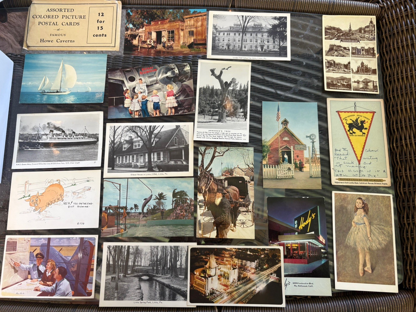 450 Vintage & ANTIQUE POSTCARD Lot – About 1/2 POSTED AND 1/2 BLANK SEE PICS