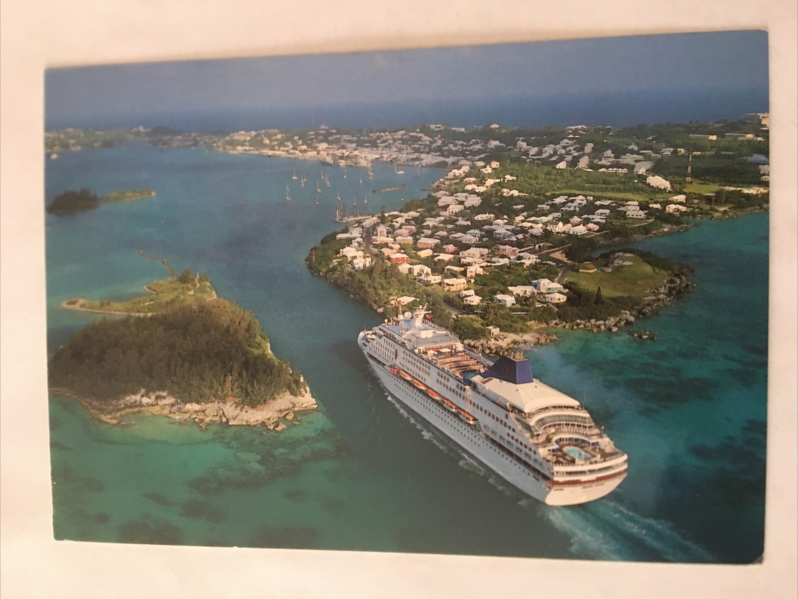 Cruise Ship St. George’s Bermuda 2008 Vintage Postcard