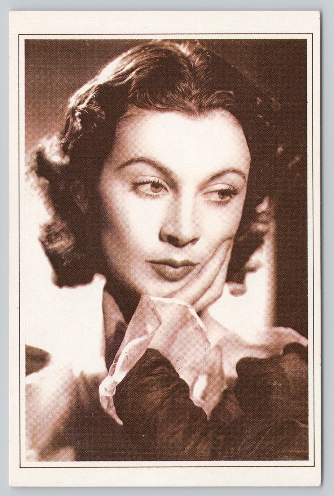 Vivien Leigh as Serena Blandish & Scarlet O’Hara Vintage Nostalgia Postcard