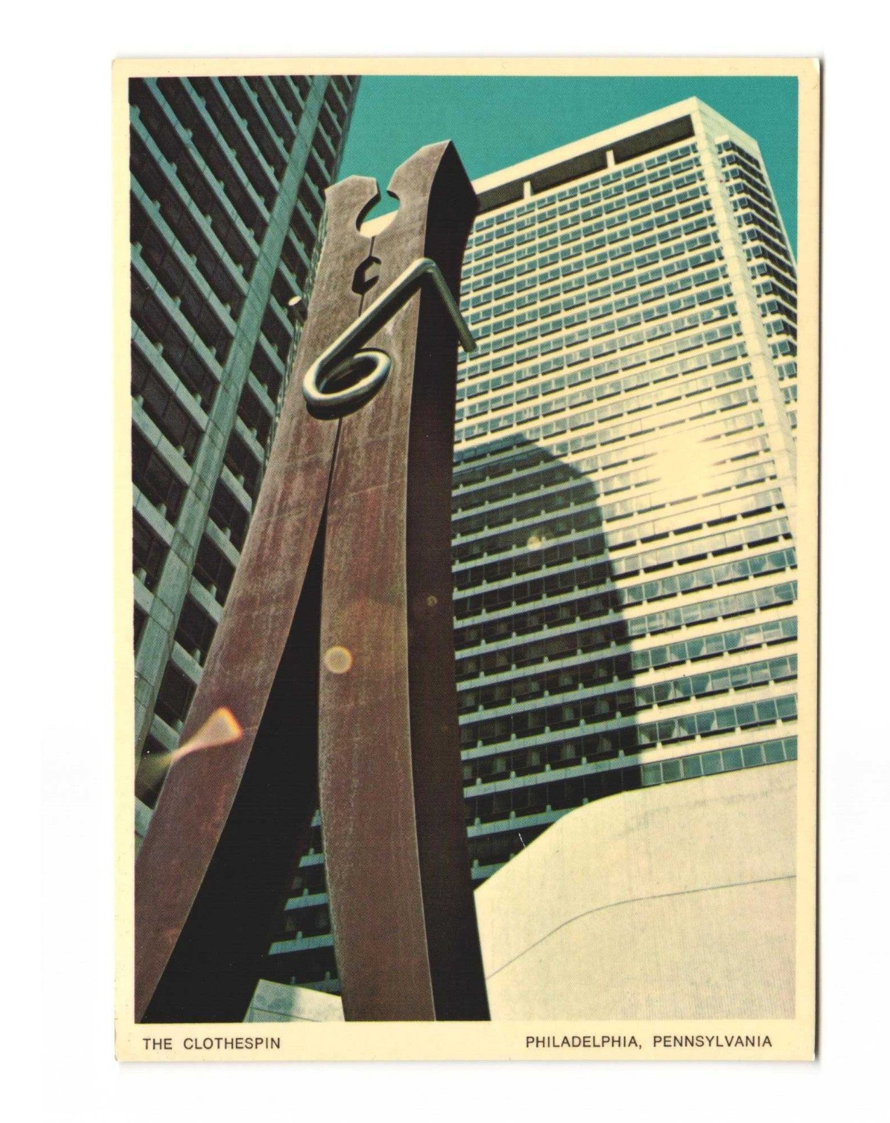 The CLOTHESPIN Philadelphia PA vintage postcard unposted