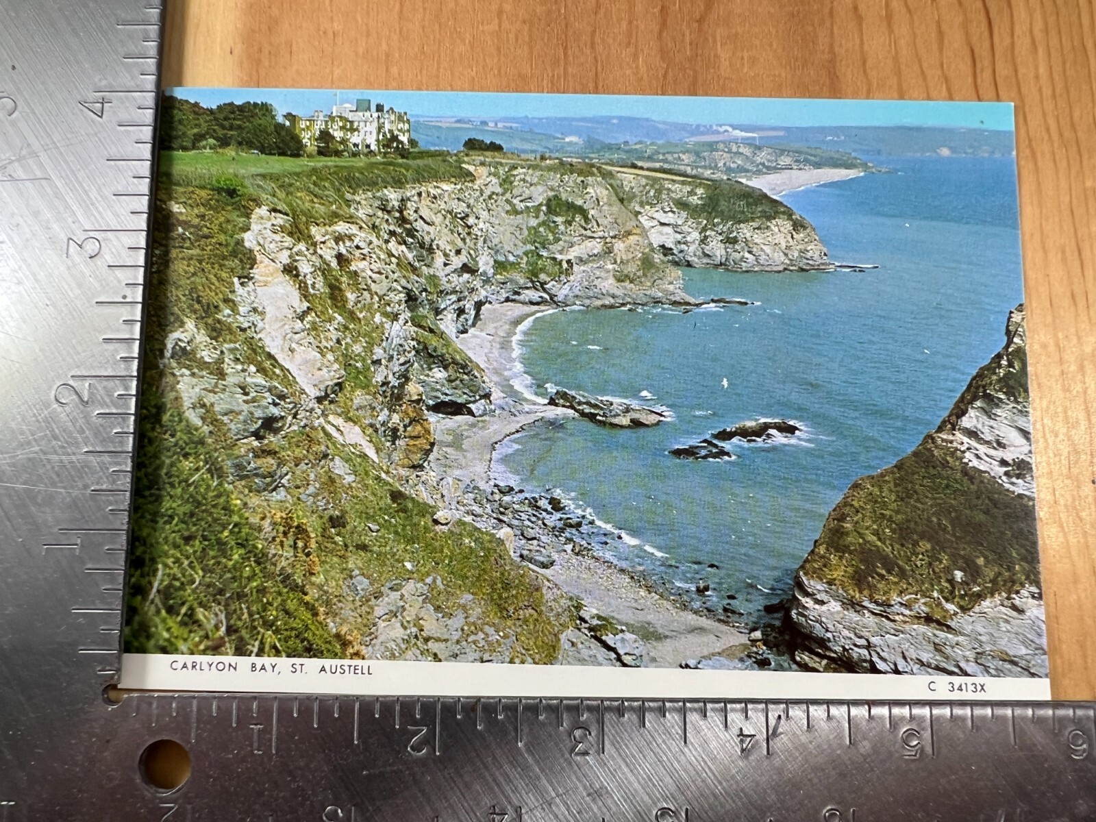 Vintage Postcard, Carlyon Bay, St. Austell, Cornwall, England