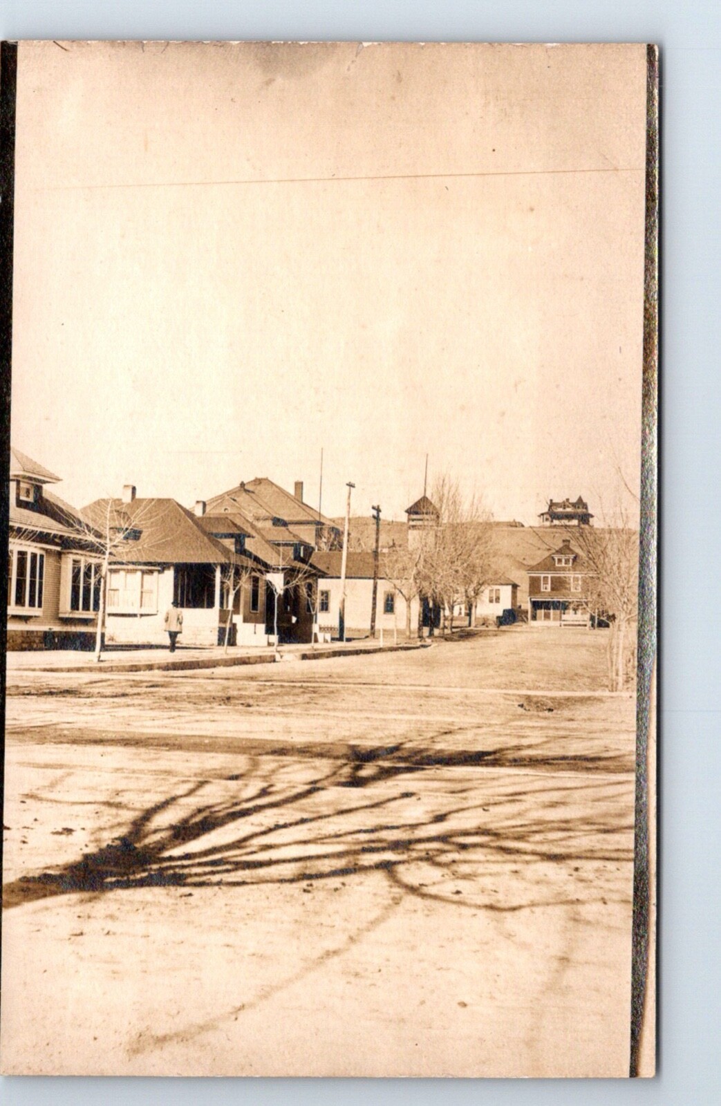 RPPC Real Photo Postcard Utah Wanship (in pencil on back) Summit County 1913