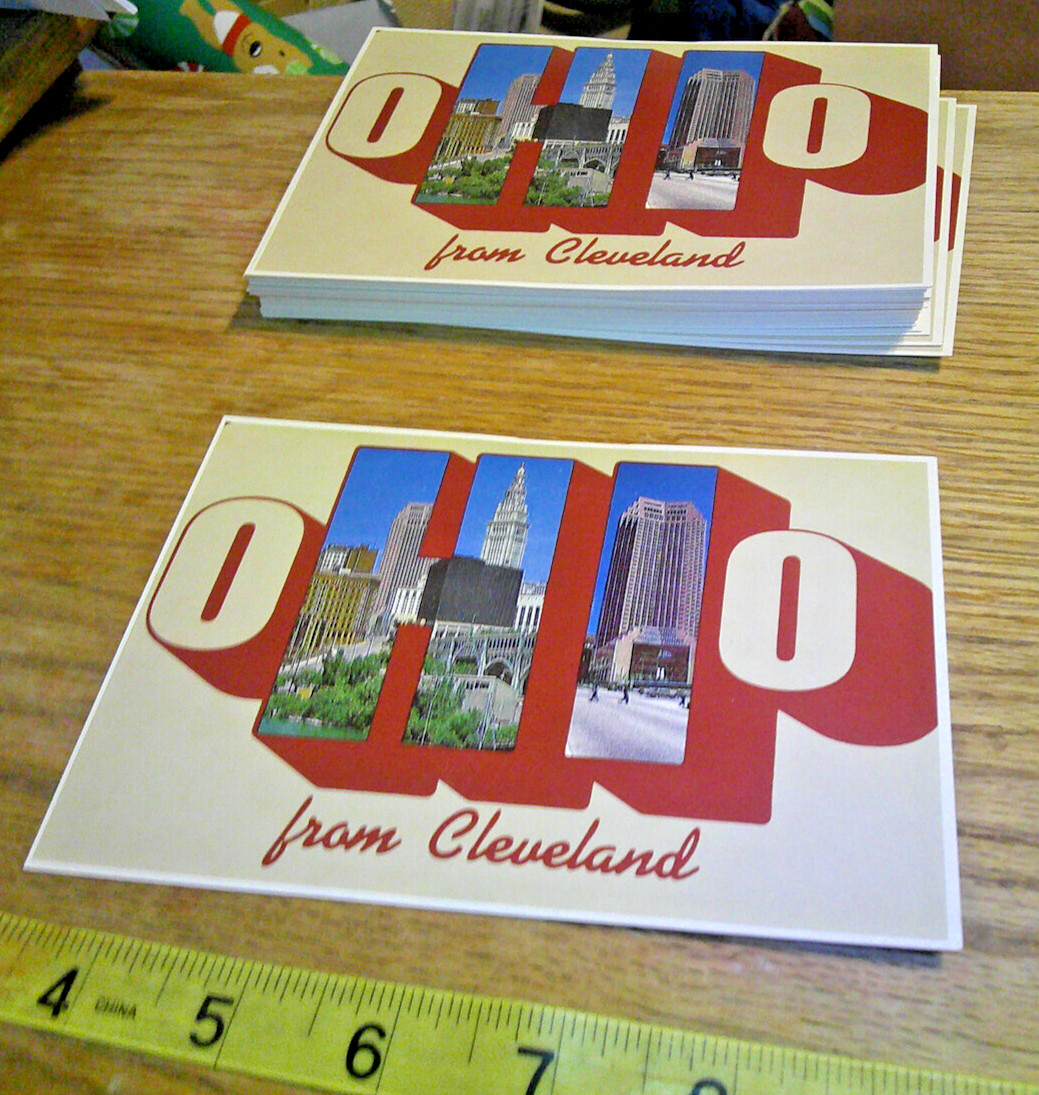 Vintage Lot 50 hi from Cleveland Ohio all same scene post cards