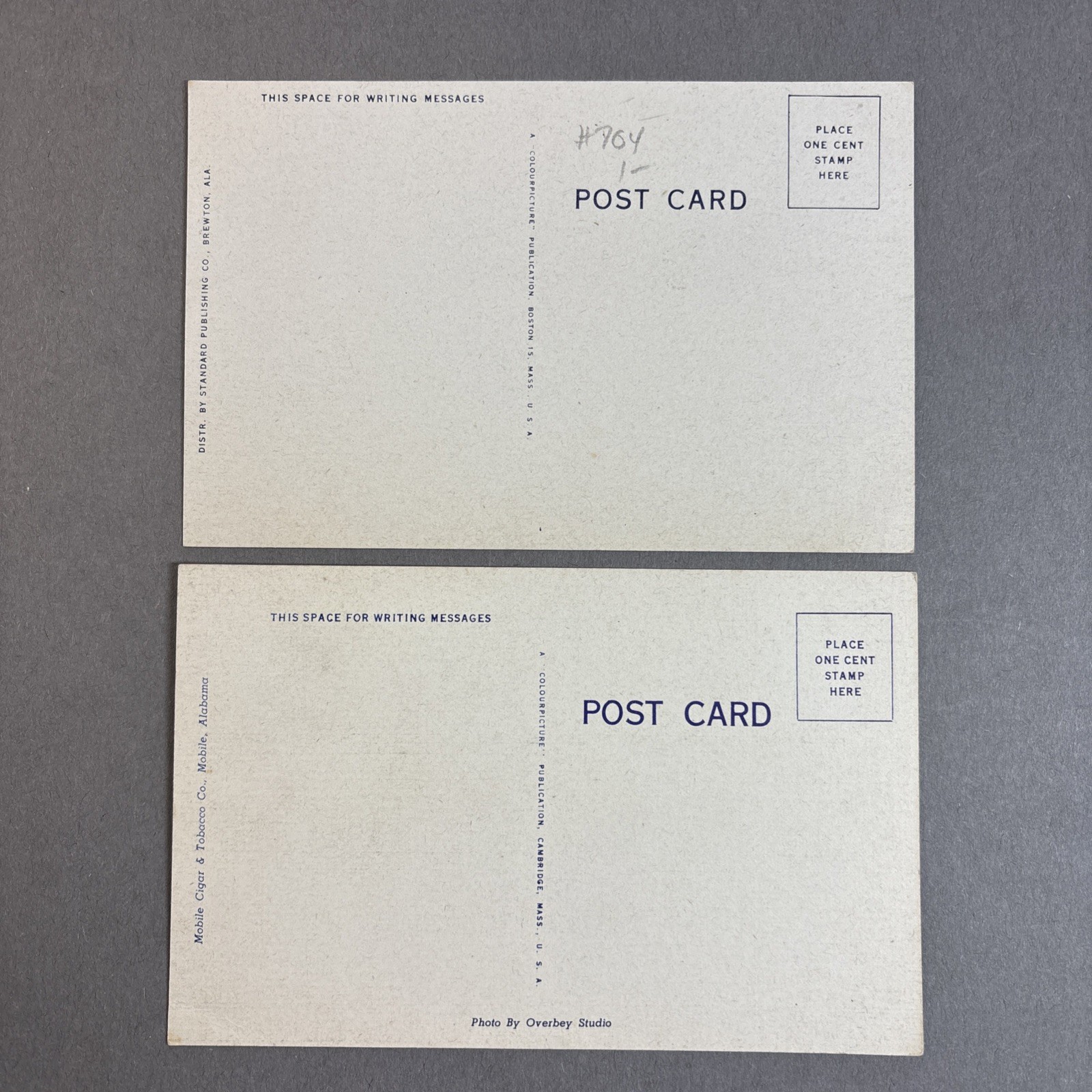 old POSTCARD LOT of 9 ALABAMA views 3 duplicates 1 damaged Photos Front and Back