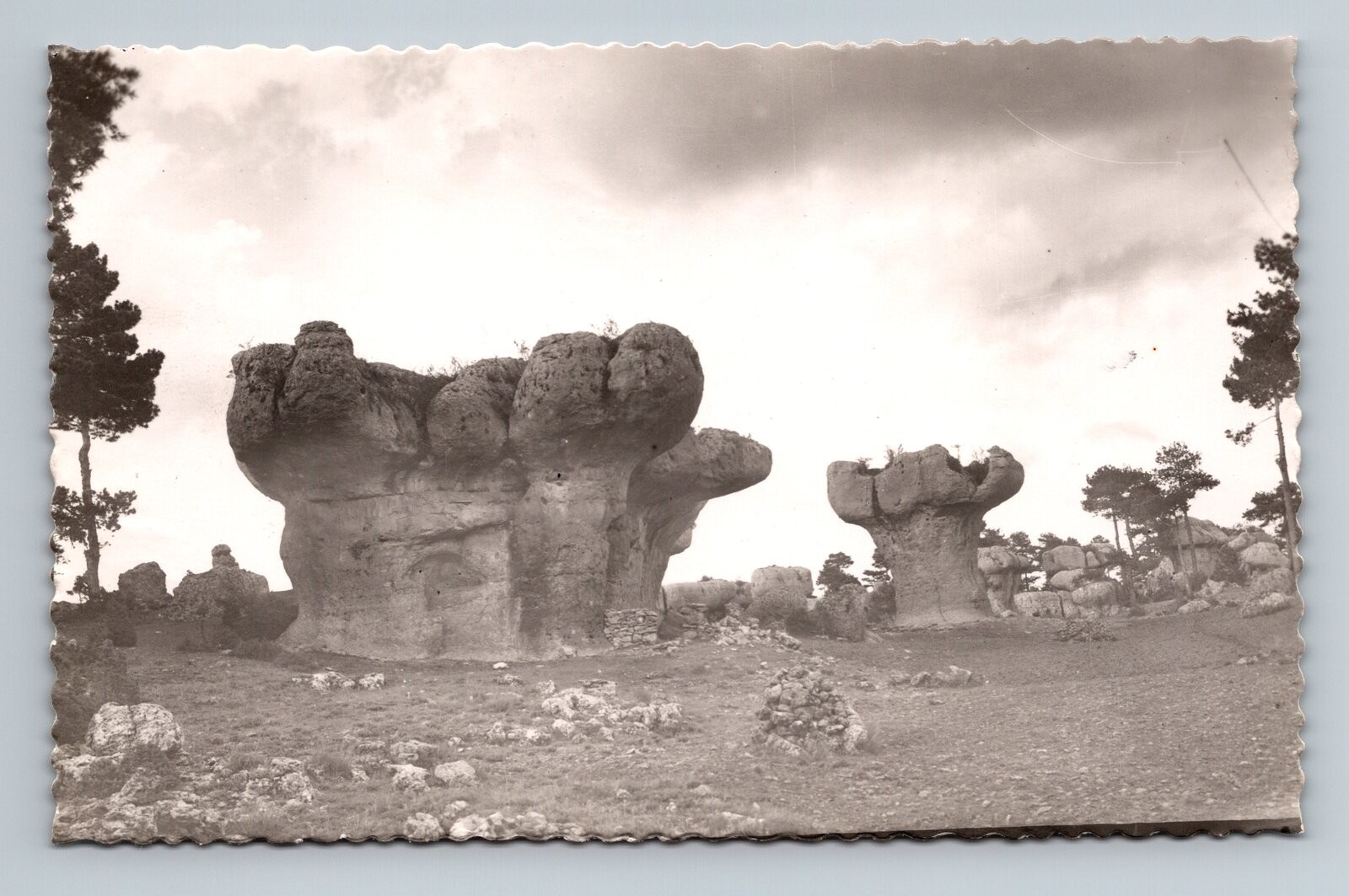 Unique Rock Formations Charmed Town Cuenca,CM ES Castille-La Mancha Spain RPPC
