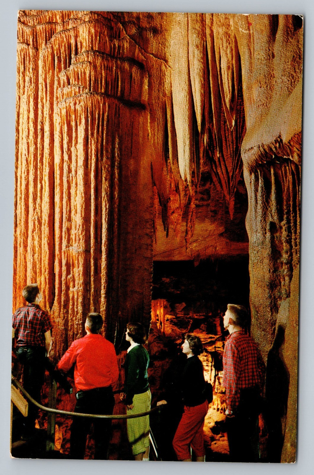 Frozen Niagara In Mammoth Cave Kentucky National Park Vintage Postcard