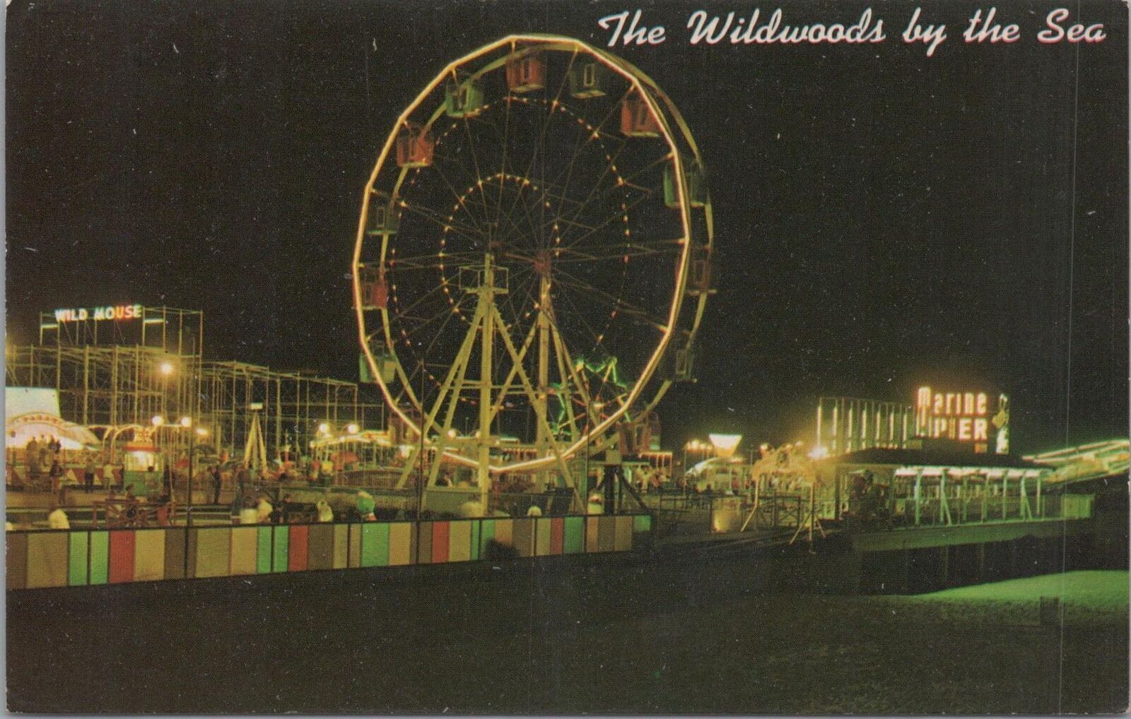 Postcard Marine Pier Wildwood by the Sea Wildwood by the Sea