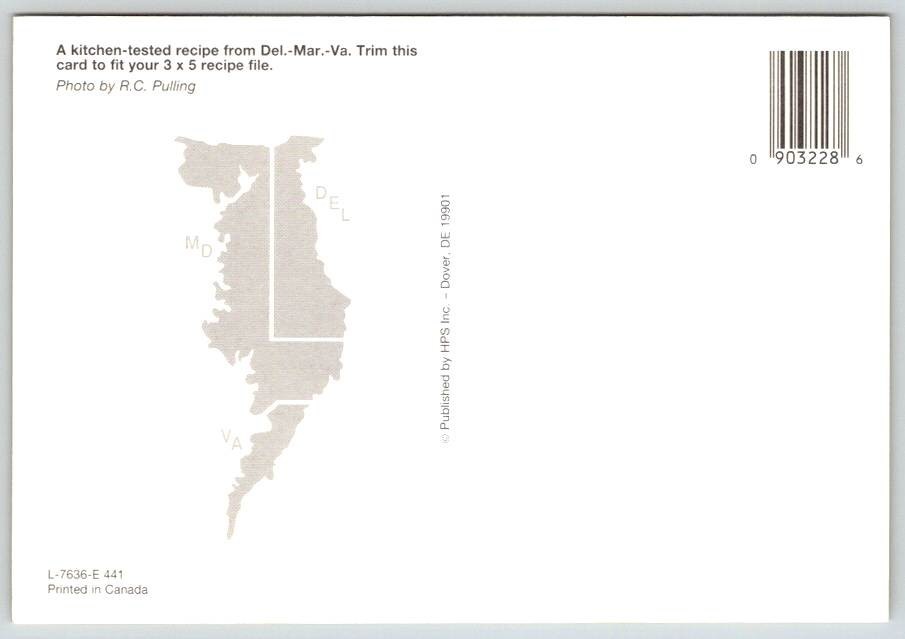 Delmarva Steamed Crabs Recipe Postcard – R.C. Pulling