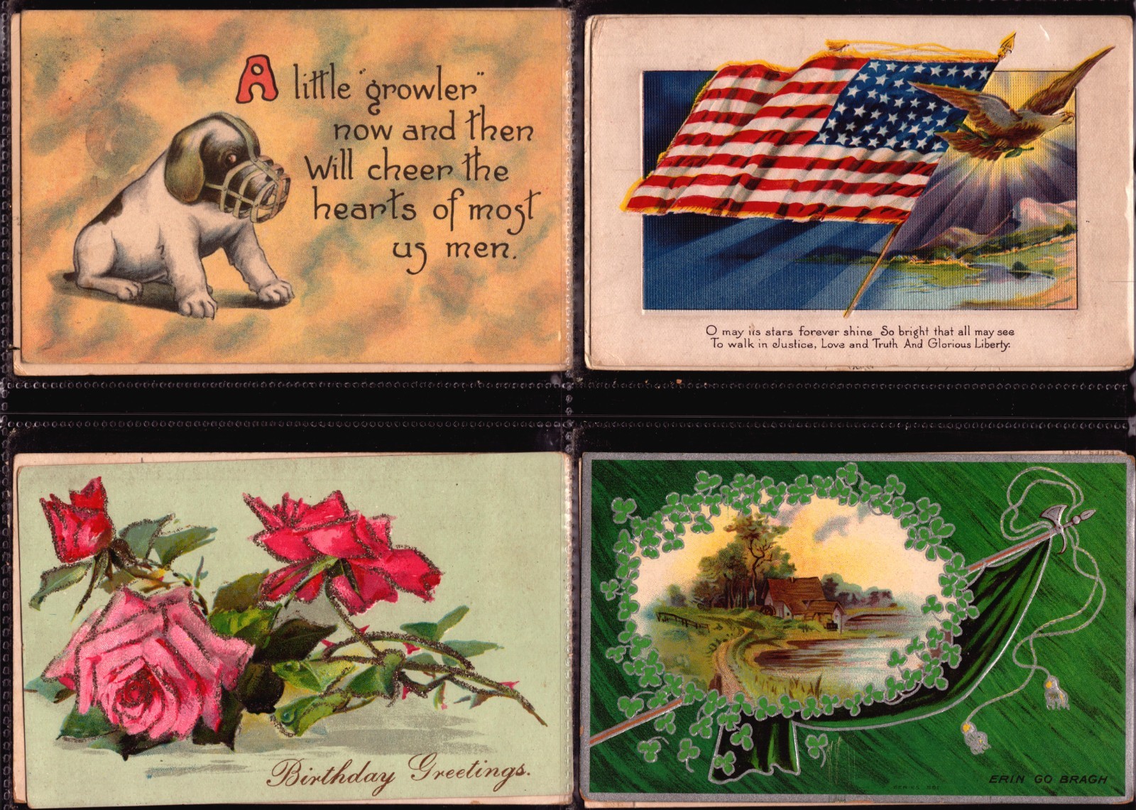 HUGE LOT 100 GREETINGS POSTCARDS MAJORITY 75 TO 100 YEARS OLD