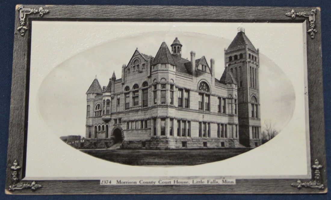 Morrison County Court House, Little Falls, MN Postcard