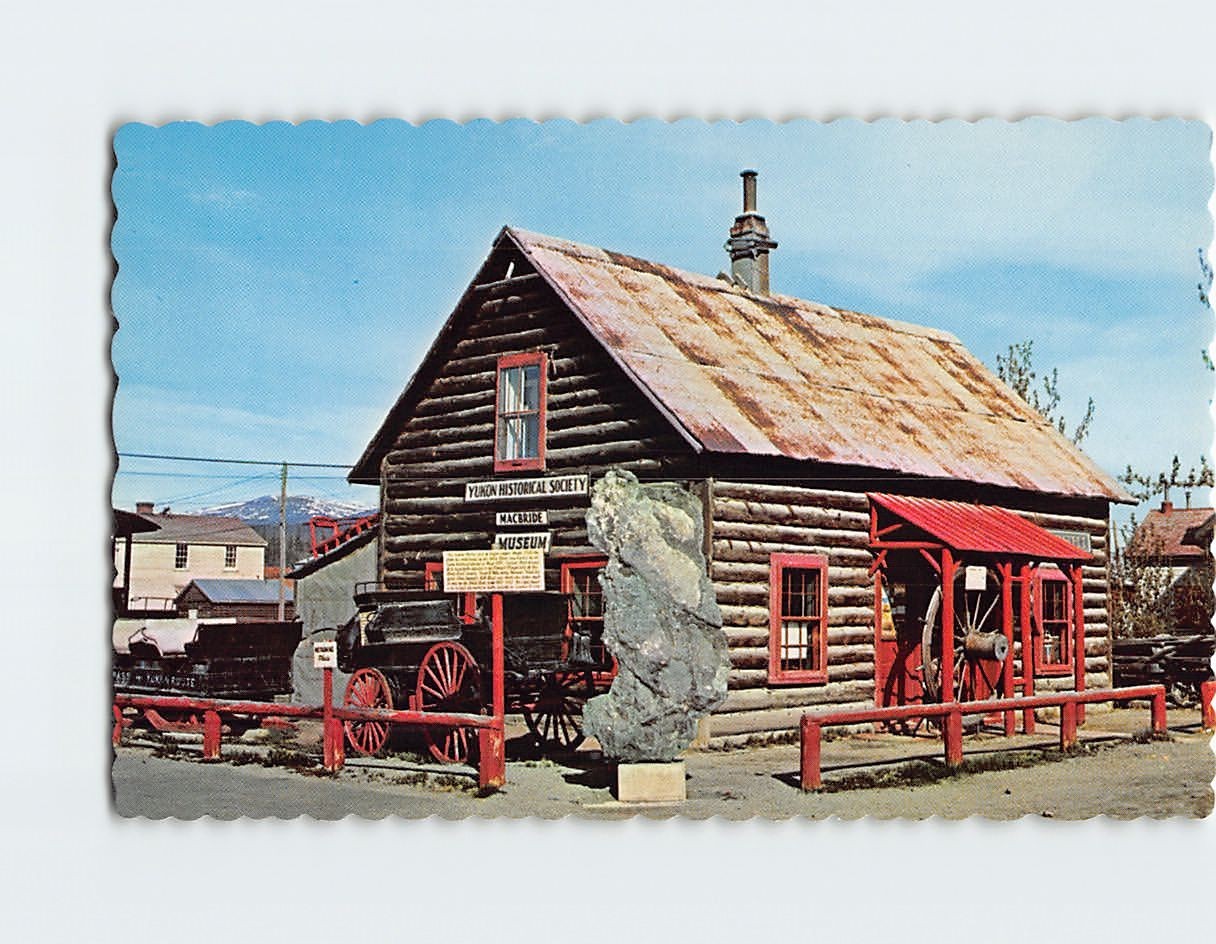 Postcard MacBride Museum Whitehorse Yukon Canada