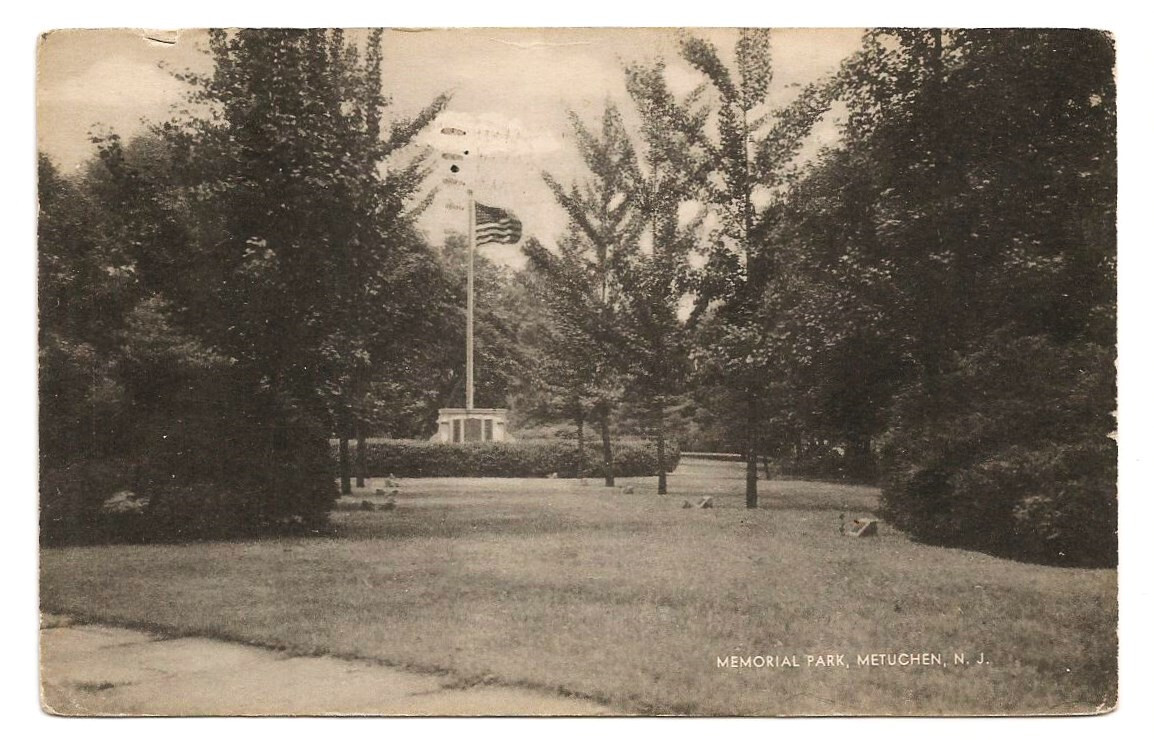 Metuchen NJ Postcard New Jersey
