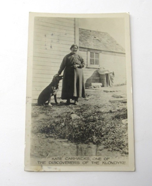 Klondike Yukon Territory Tagish Khwann Kate Carmack RPPC Postcard Indigenous