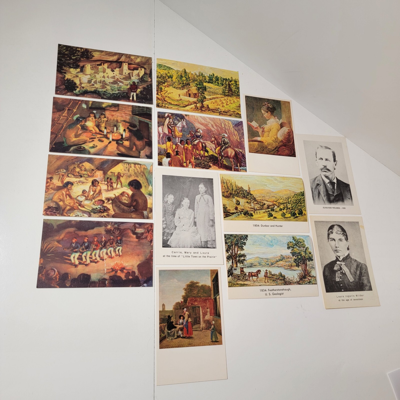 13 Vtg Variety Uncirculated Postcards Random Historical People Places Cat#PC-50