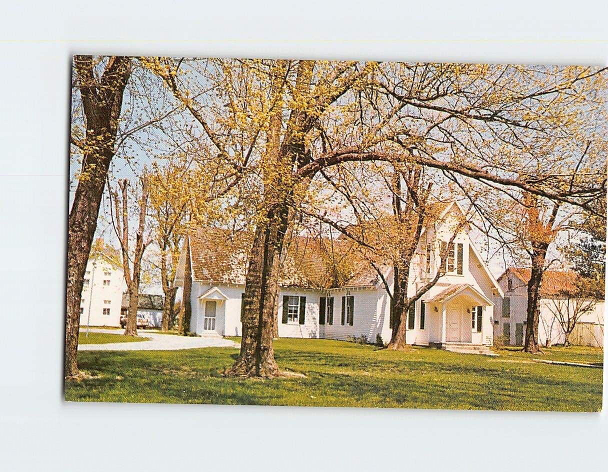 Postcard Bridgeville Public Library Bridgeville Delaware USA