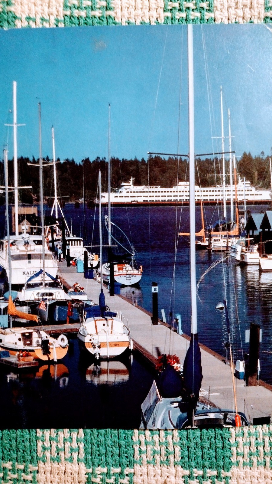 LARGER SIZE POST CARD EAGLE HARBOR BAINBRIDGE ISLAND WA