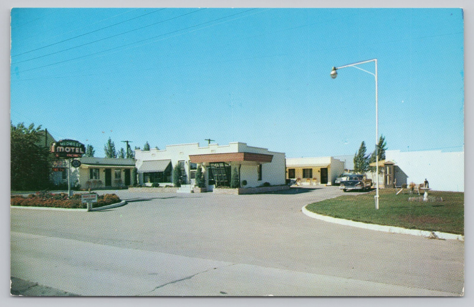Postcard Midwest Motel US Highway 6 Munster Indiana