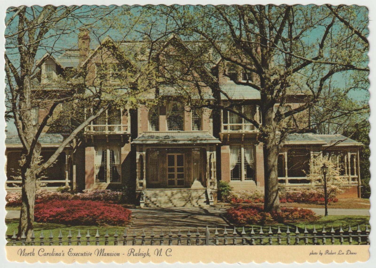 North Carolinas Executive Mansion Raleigh North Carolina Vintage Postcard