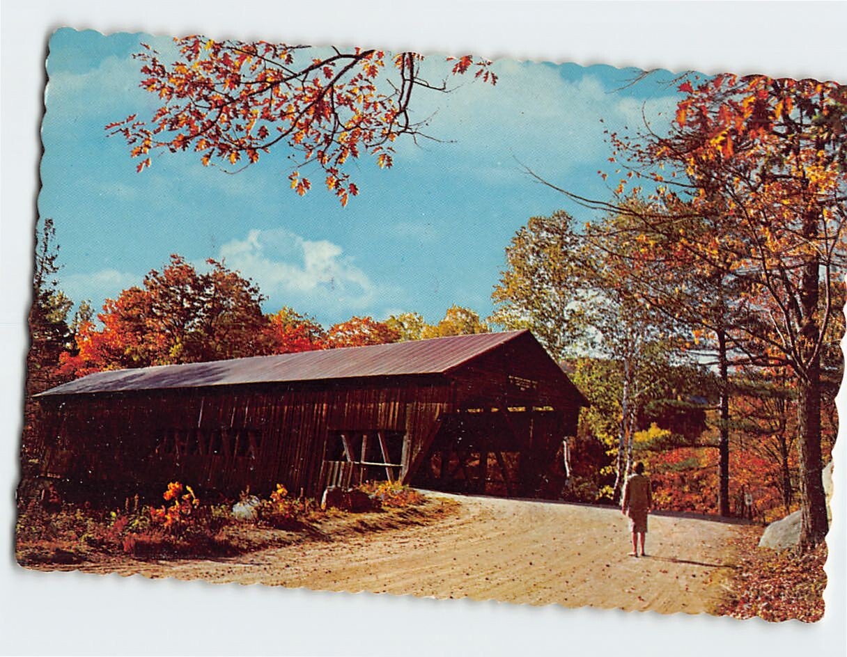 Postcard The Old Covered Bridges