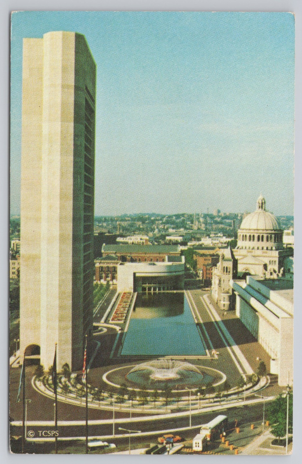 Postcard The First Church of Christ, Scientist,in Boston, Massachusetts