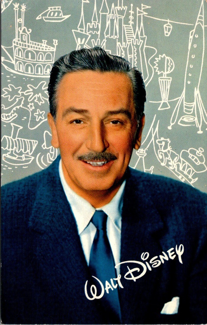Vintage Postcard Walt Disney Portrait A-1 D4