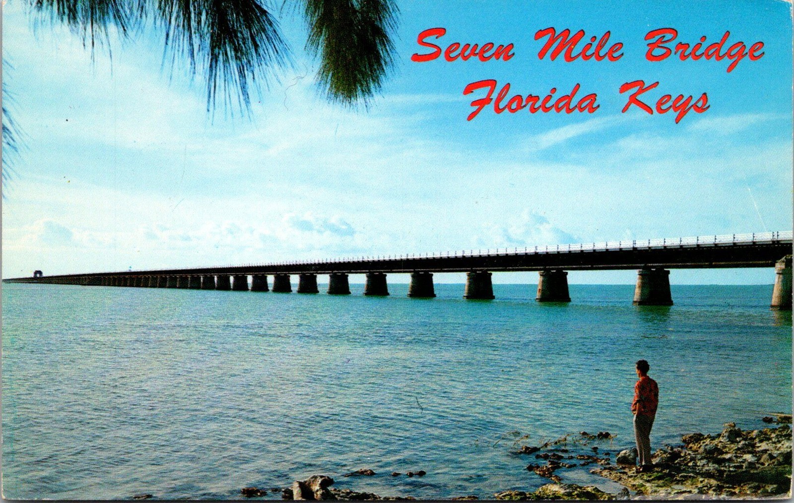 Koppel Color Cards Postcard Seven Mile Bridge Florida Keys Key West Color Photo
