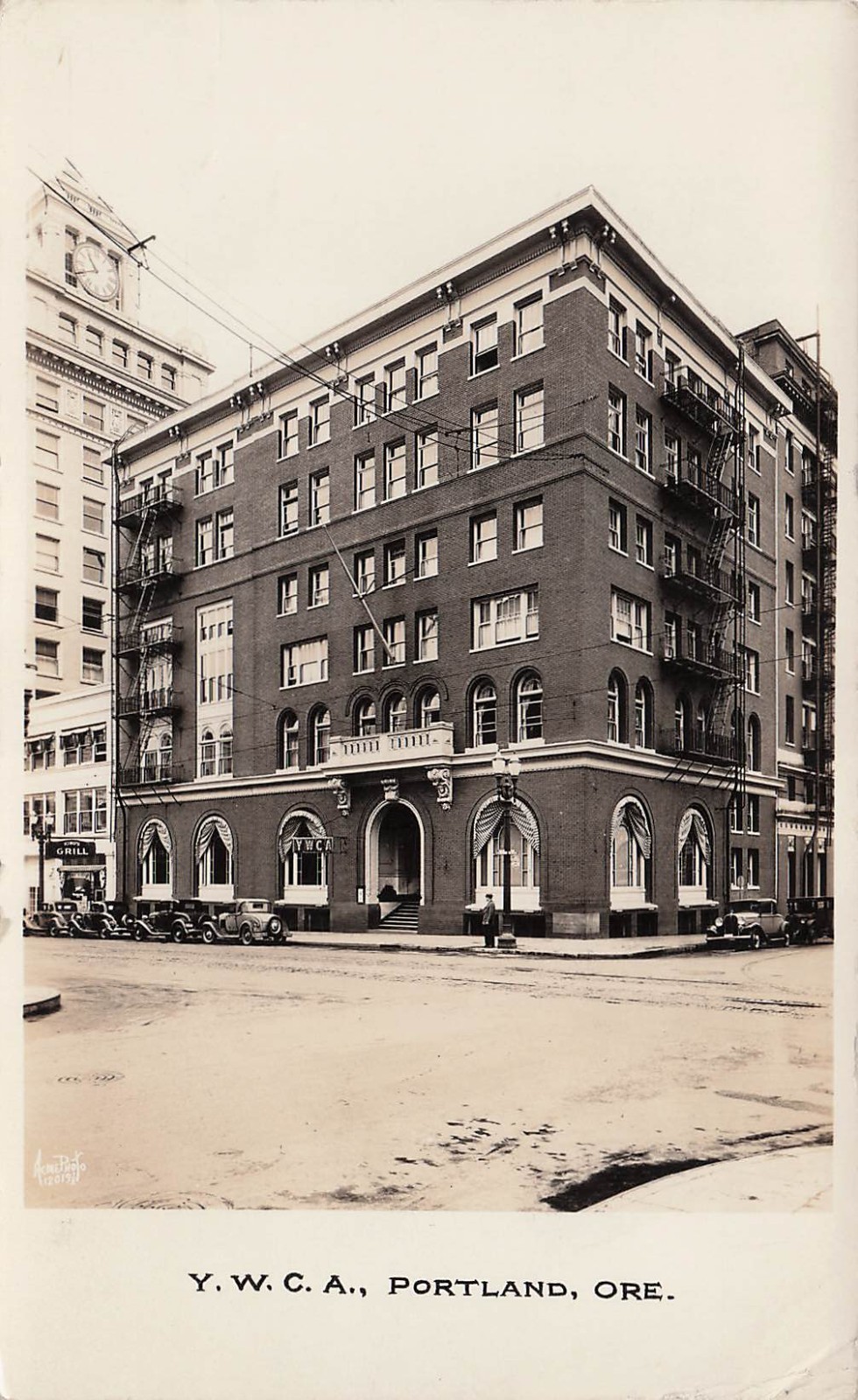 Portland OR Oregon YWCA Young Women’s Christian Association Vtg Postcard I16