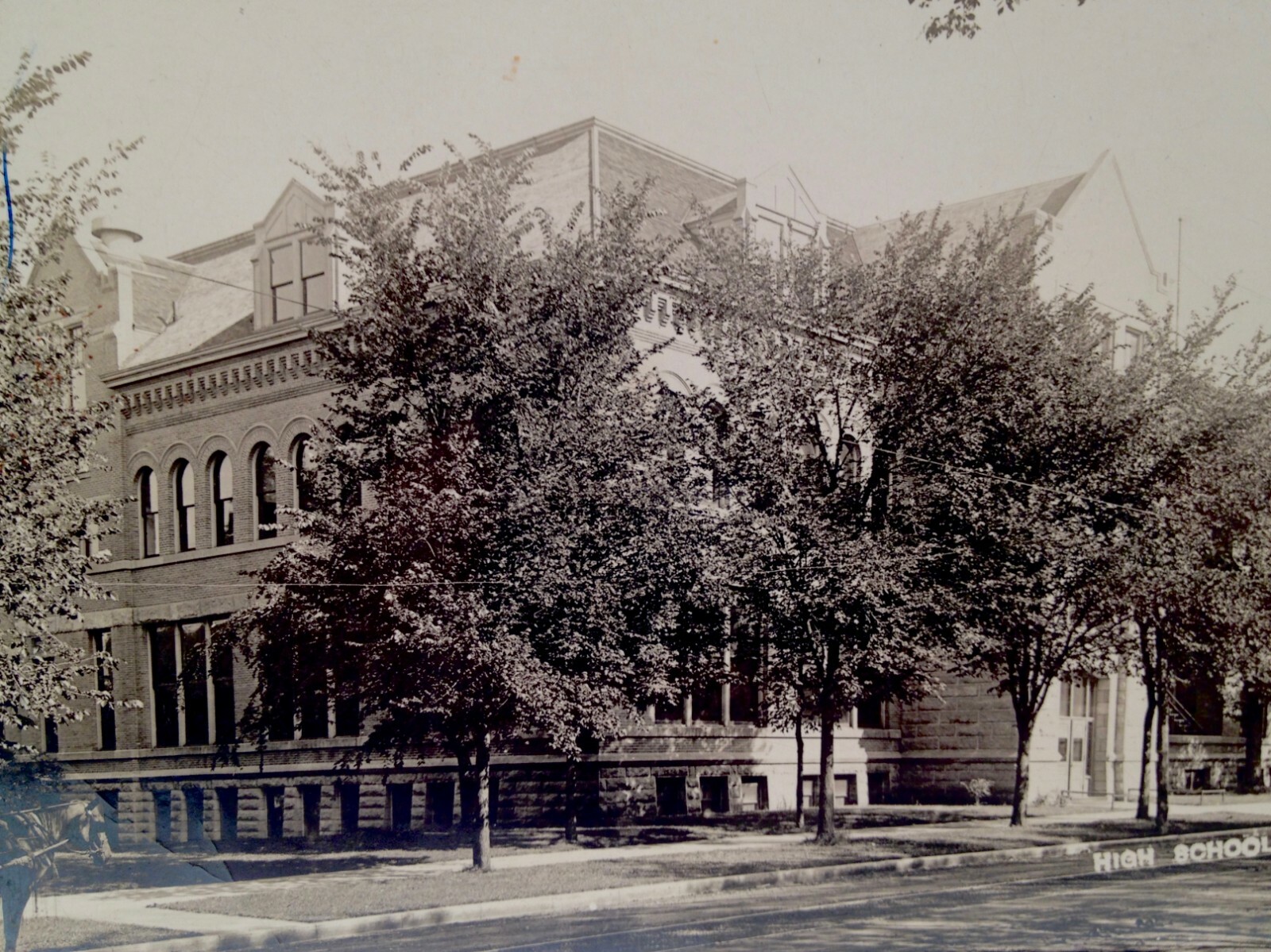 Vintage 1909 & 1910 Mankato Minnesota School River & Court THREE RPPC Postcard