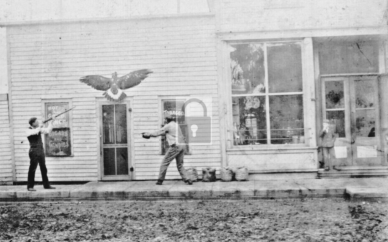 Cigar Candy Store Eagle Taxidermy Castalia Iowa IA – Reprint