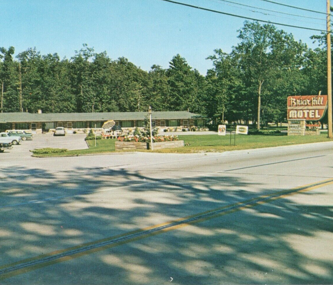 Briar Hill Motel US 31 North, Traverse City, Michigan 1950s Vintage Postcard UNP