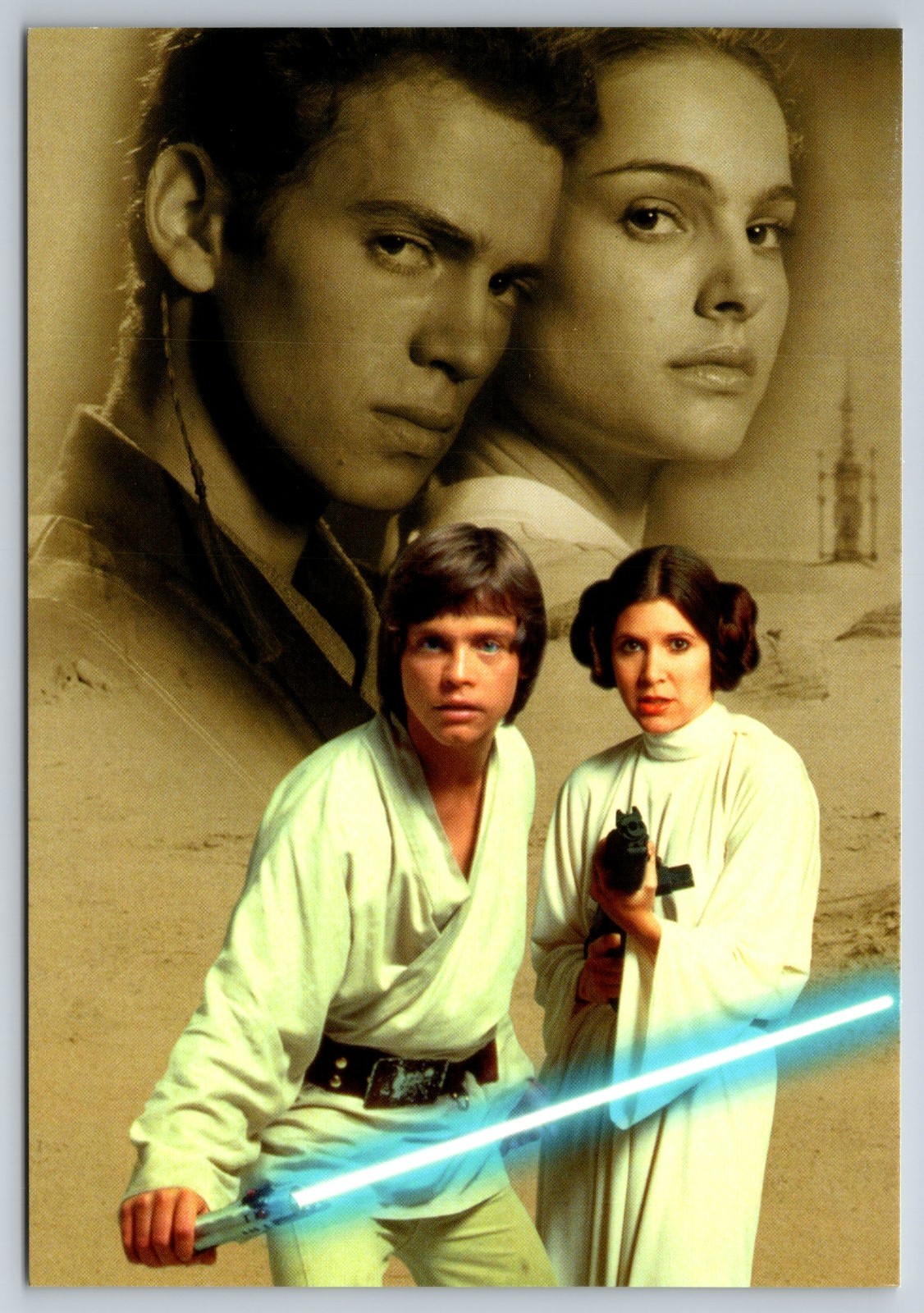Star Wars Luke Connections 2002 Art Continental Postcard 4×6 Unused by Classico