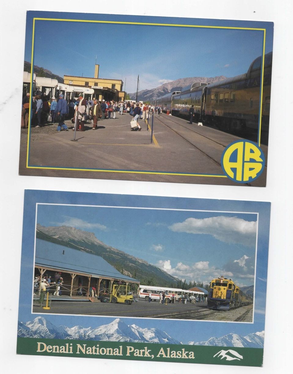 Lot of 27 Trains Locomotives Railroad 1980s Postcards 6 Posted EX